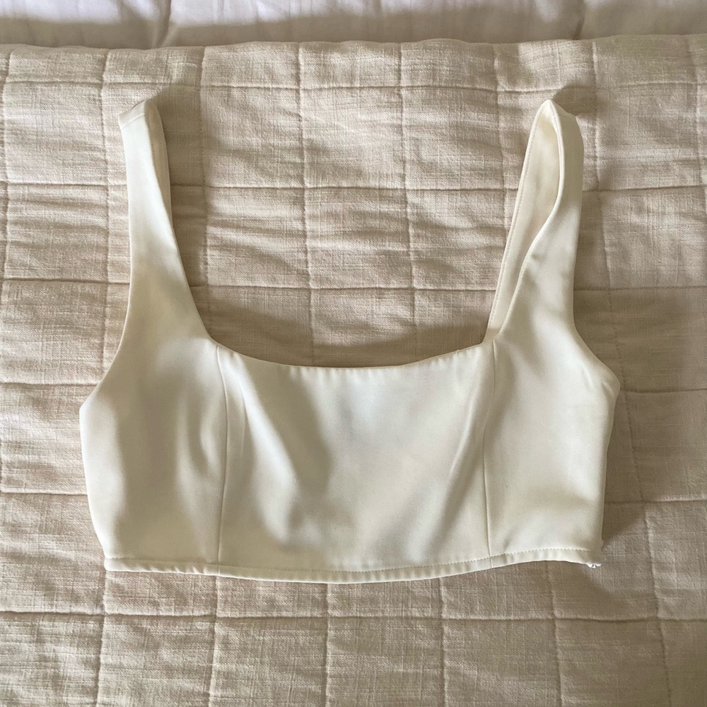 Princess Polly | Off White Cream Bra Top US 0